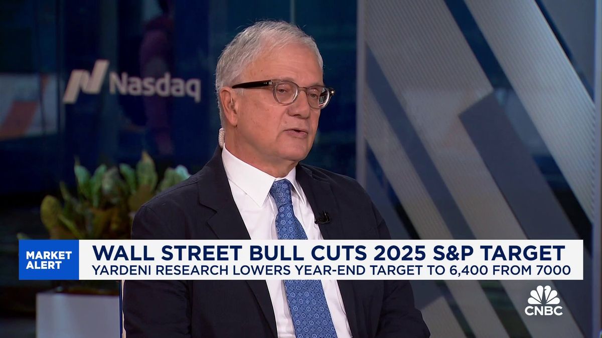 Why uncertainty makes the stock market go haywire 2 Ed Yardeni reveals why he's lowering his S&P 500 year-end target to 6,400