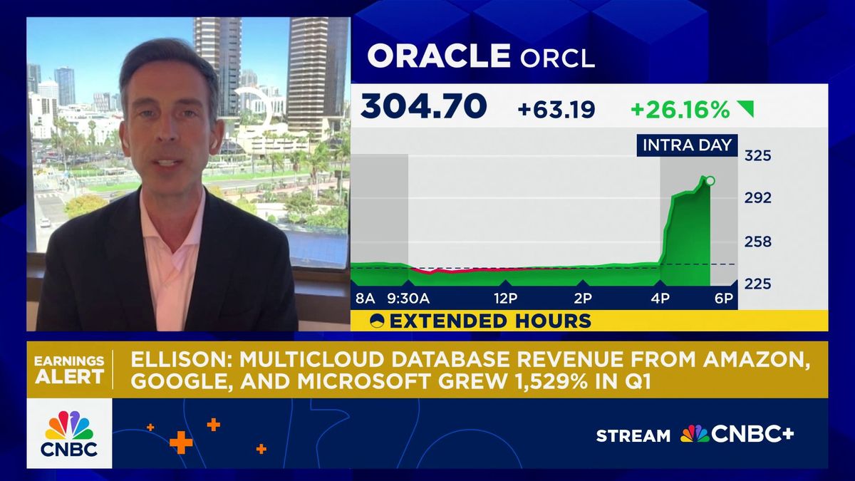 'We're all kind of in shock.' Oracle's revenue projections leave analysts slack-jawed 2 D.A. Davidson's Gil Luria talks Oracle's guidance and how it propelled the stock to record highs