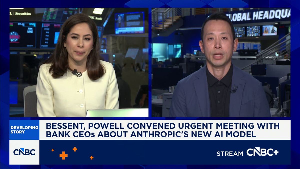 Vance, Bessent questioned tech giants on AI security before Anthropic's Mythos release 2 Bessent, Powell convened urgent meeting with bank CEOs about Anthropic's new AI model