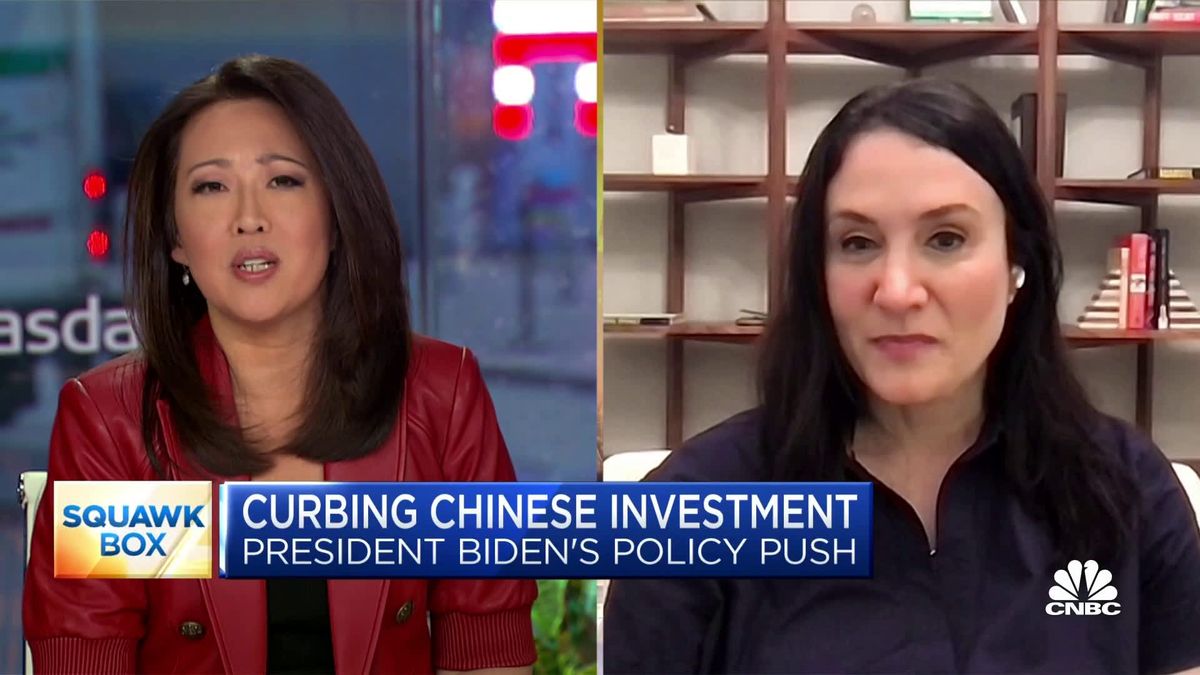 Tech investors face 'new era' of China restrictions after Biden order limits funding in A.I., chips 1 Pres. Biden doesn't want U.S. investment dollars to help China's military: Michelle Caruso-Cabrera