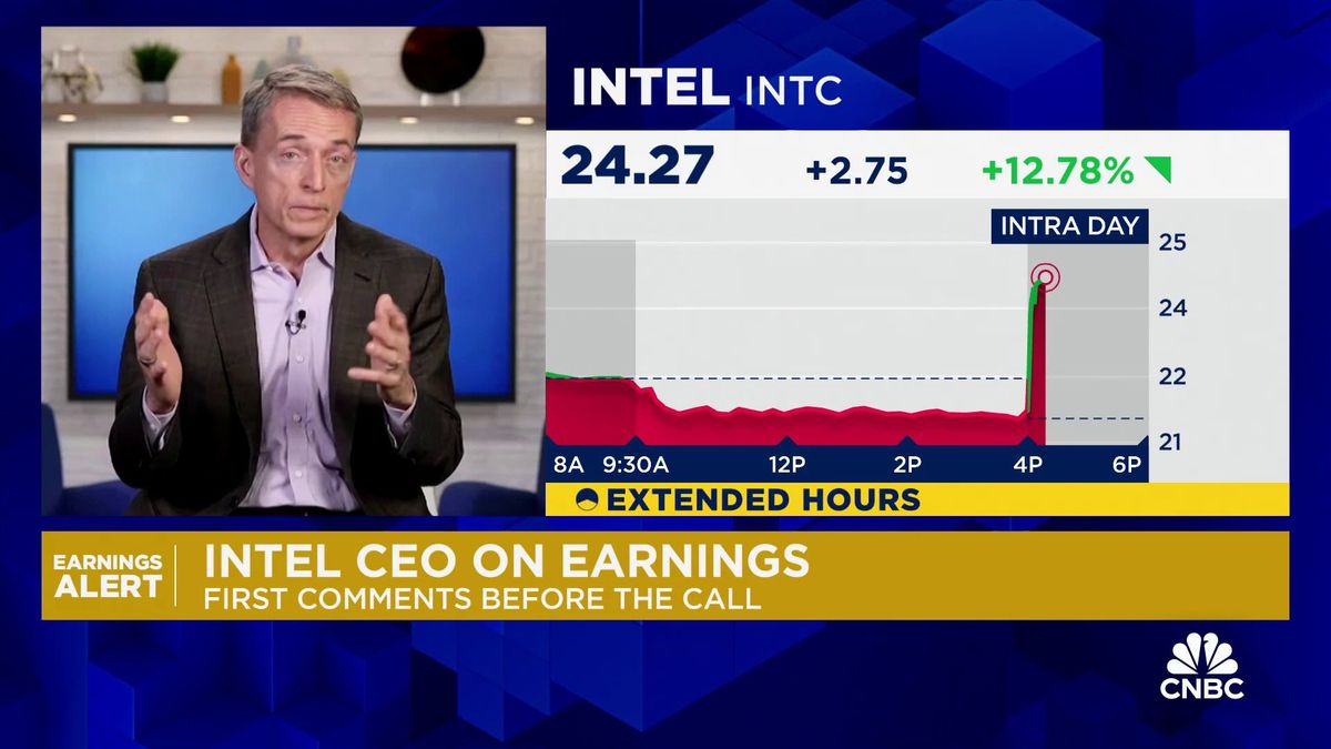 Intel and Commerce Department close to finalizing roughly $8 billion CHIPS Act grant, source says 1 We got a lot done this quarter, says Intel CEO Pat Gelsinger