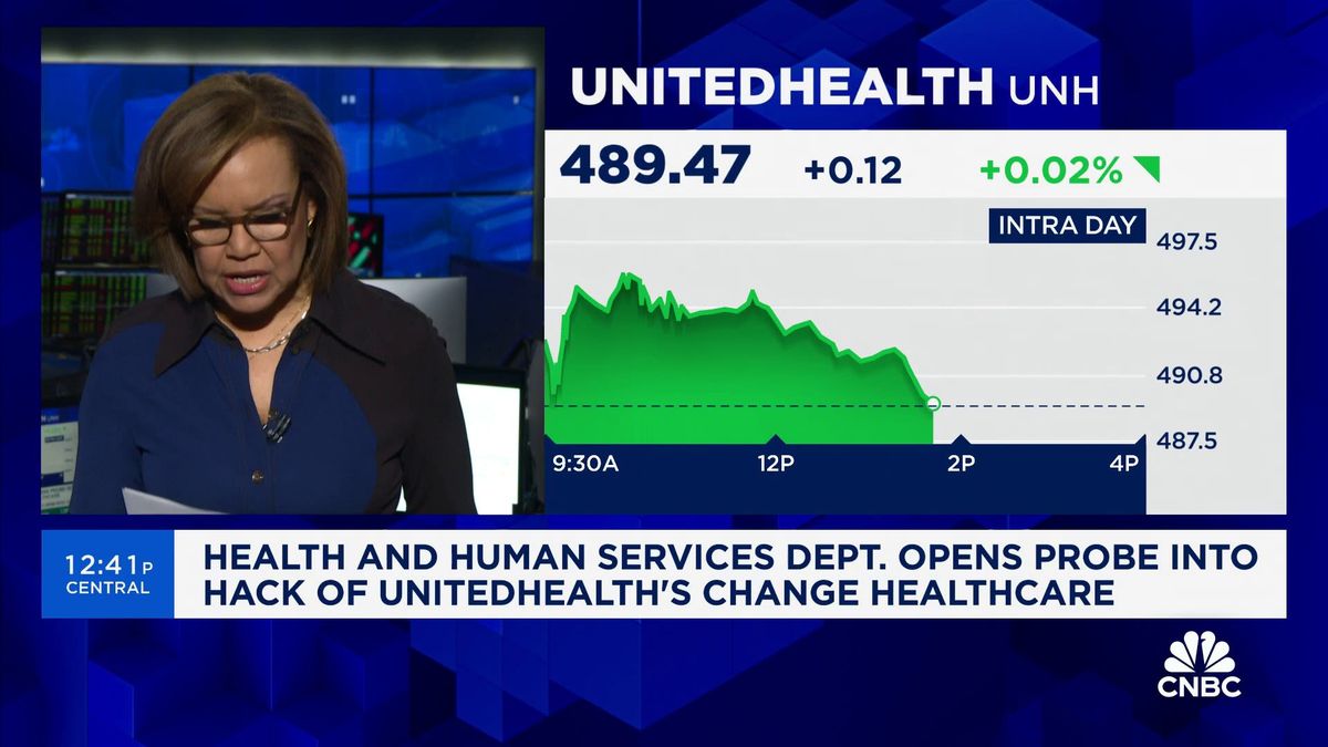 UnitedHealth is making struggling doctors repay loans issued after last year's cyberattack 2 Health and Human Services Department opens probe into hack at UnitedHealth’s Change Healthcare