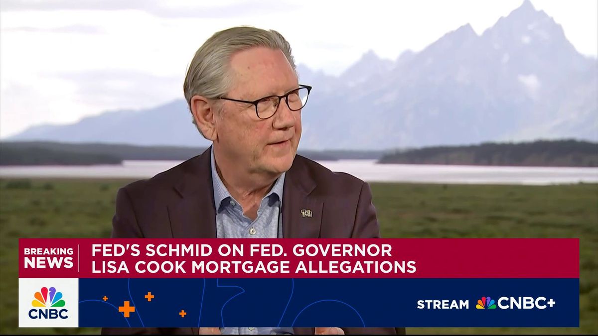 Kansas City Fed's Schmid shows hesitation about widely expected September rate cut 1 Kansas City Fed President Schmid on inflation: The last mile is pretty hard