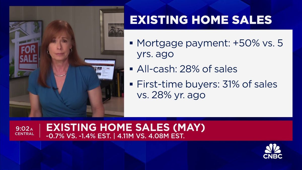 Home prices hit record high in May as sales stall 1 Existing home sales in May were essentially flat
