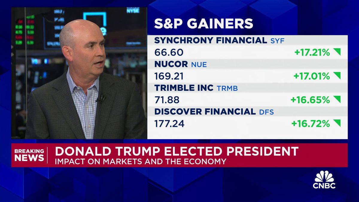 Wall Street expects Trump presidency will unlock deal-making 1 Watch CNBC's full interview with Jeff Solomon, TD Cowen president