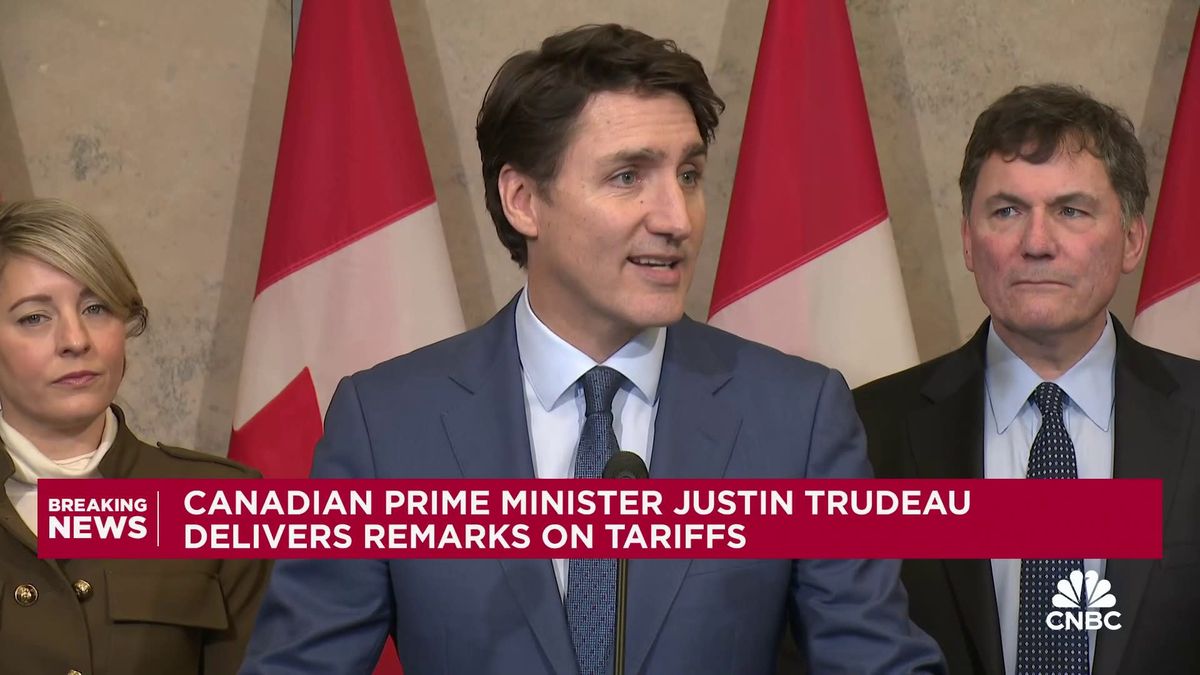 Canada, Mexico tariffs create 'ripple effects' on consumer prices, economist says 2 Canada's Trudeau: We will not back down from a fight