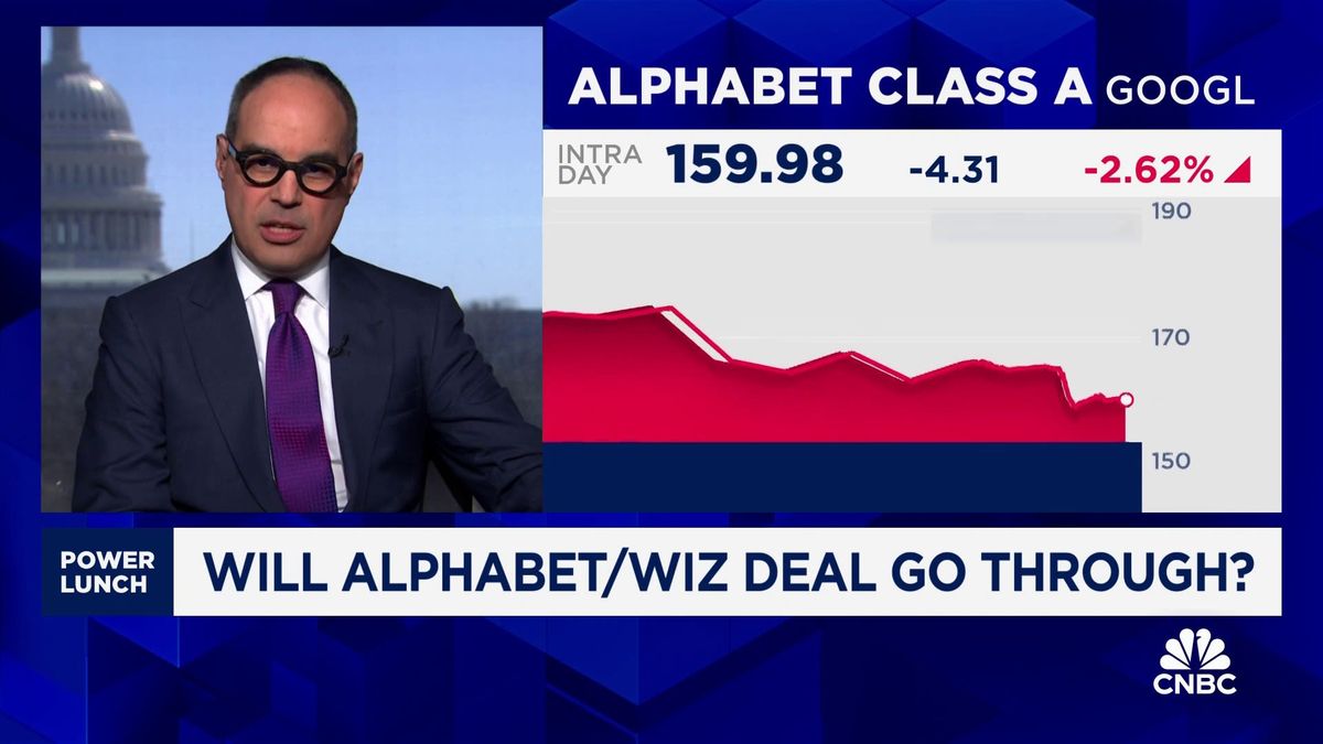 Google-Wiz deal is 'litmus test' for Trump administration's handling of Big Tech 1 Alphabet/Wiz deal will take a while to get approval, says Fmr. Assistant AG Jonathan Kanter