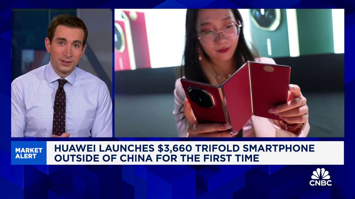 Huawei launches $3,660 trifold phone outside of China as it charts international comeback 1 Huawei launches $3,660 trifold phone outside of China for the first time