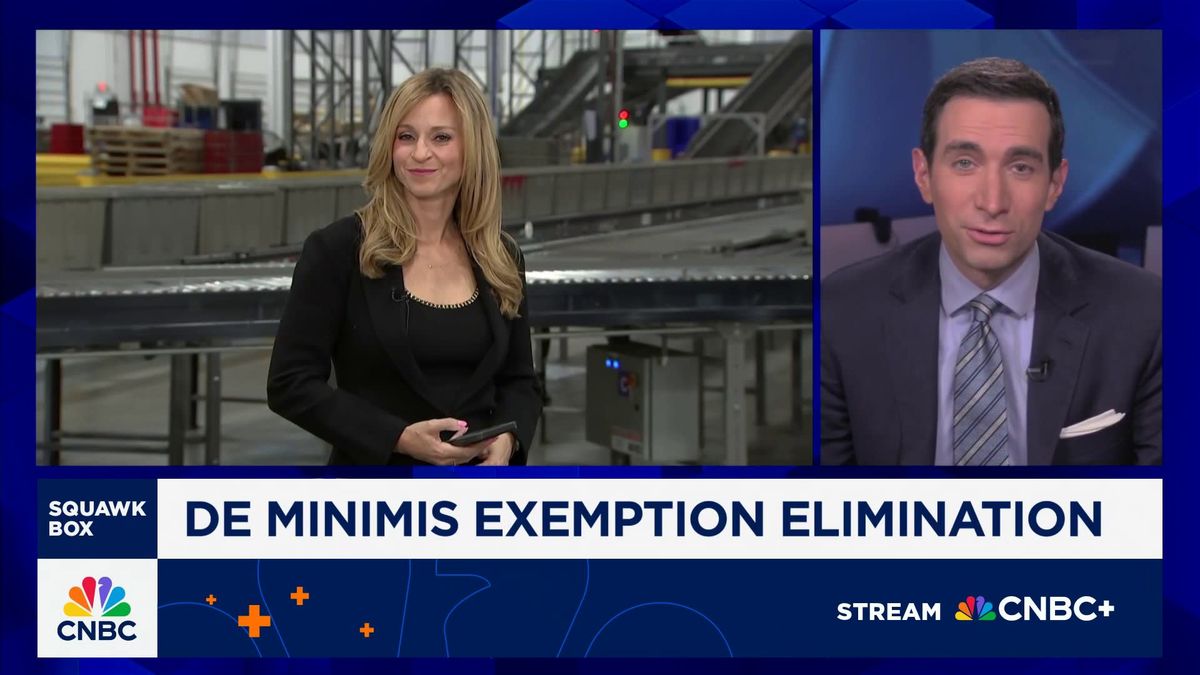 Retail panic: What the end of the 'de minimis' exemption means for brands across the globe 1 De minimis exemption elimination: Here's the impact on retailers