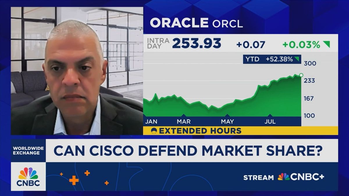 Cisco reports narrow earnings beat, issues inline forecast for the year 1 Tal Liani: We are in an infrastructure cycle boom driven by AI and data growth
