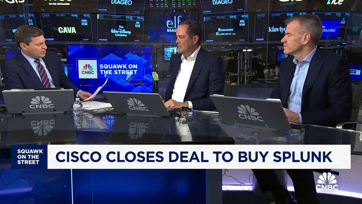 CyberArk's stock jumps on report Palo Alto Networks in talks to buy company for over $20 billion 1 Cisco CEO Chuck Robbins: $28 billion Splunk deal will be a significant financial growth driver