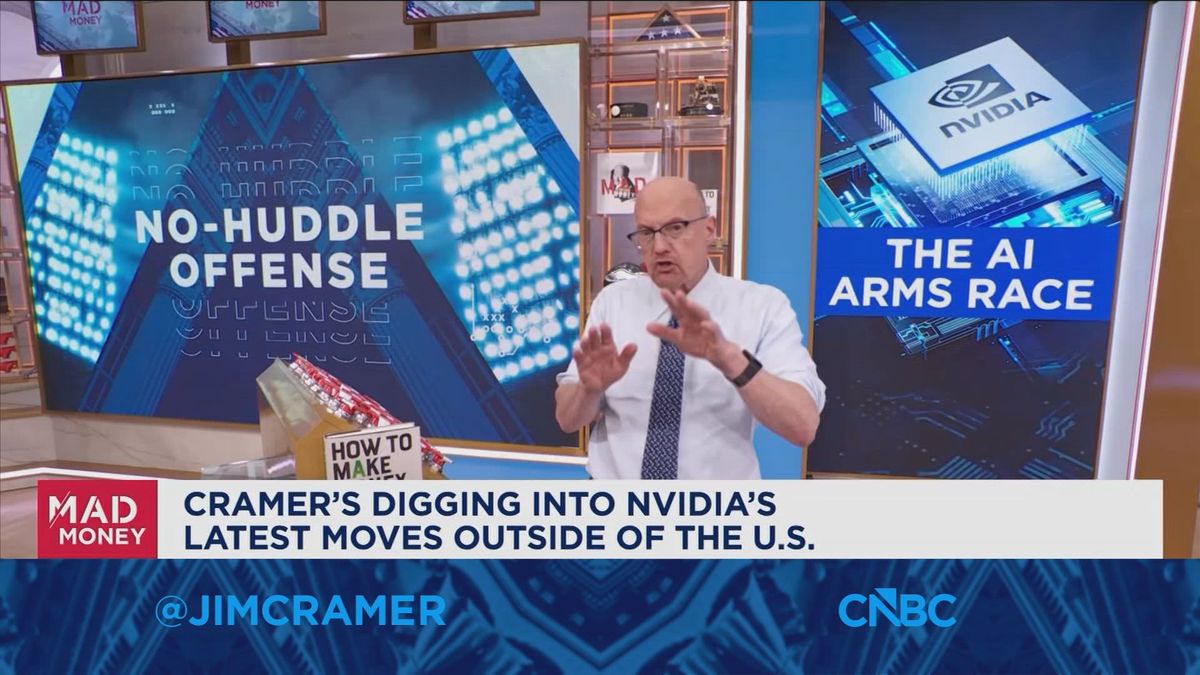 Jim Cramer says sovereign AI is Nvidia's powerful new growth driver 1 Nvidia wants to try to get everyone to be a customer, says Jim Cramer
