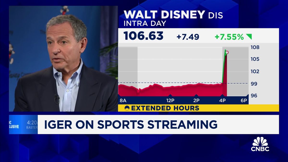 Wall Street is overreacting to new sports joint venture, says EW Scripps CEO 1 Disney CEO Bob Iger on new streaming bundle partnership: I'd rather be a disruptor than be disrupted