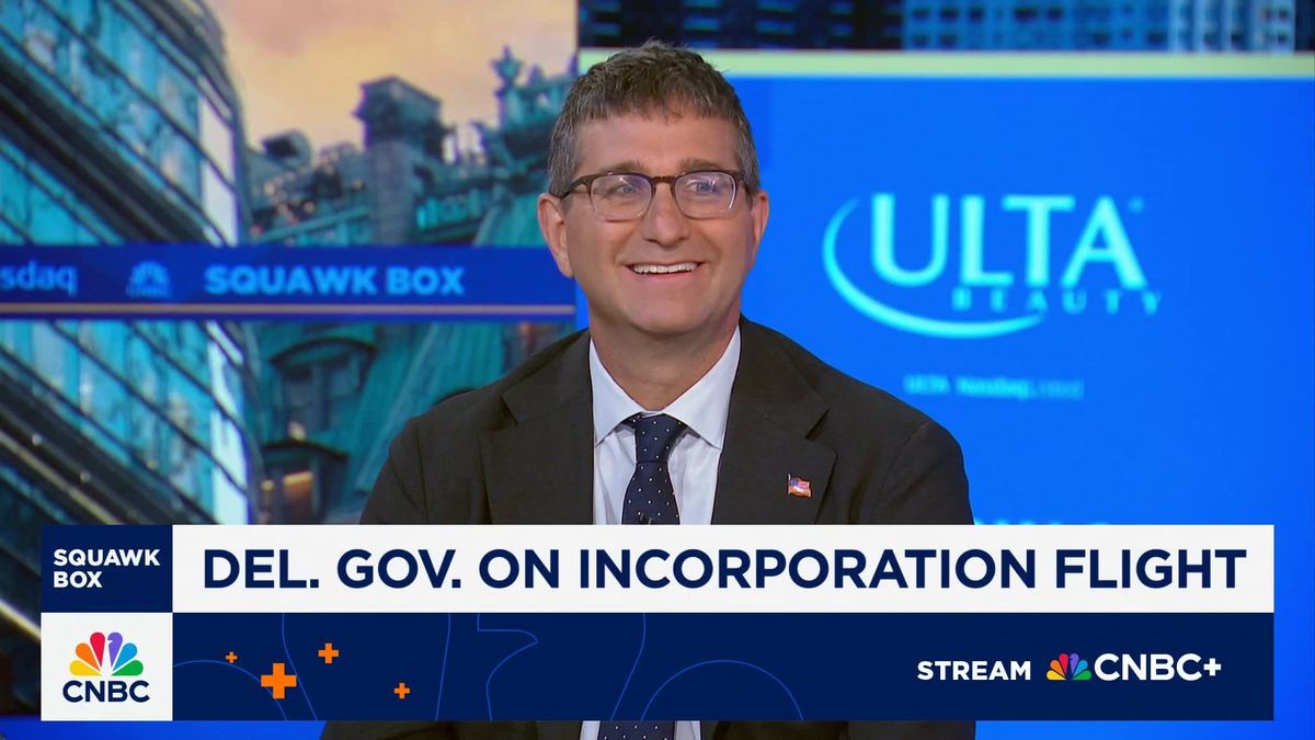 Coinbase moves incorporation to Texas from Delaware, following Musk's lead 1 Delaware Gov. Matt Meyer: Our corporate laws did not change as a result of Elon Musk's Tesla case