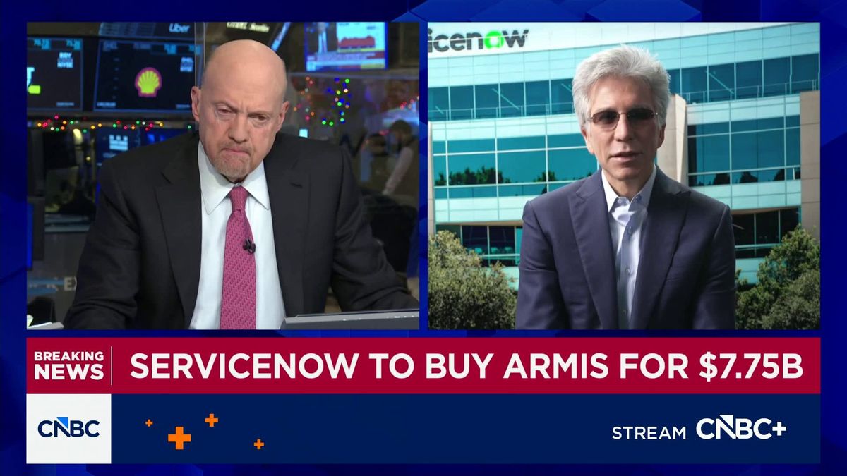 ServiceNow acquiring cybersecurity startup Armis for nearly $8 billion 1 ServiceNow CEO Bill McDermott on buying cybersecurity startup Armis for $7.75 billion