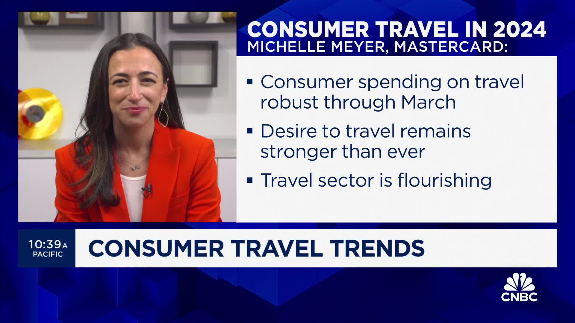 Flying is cheaper in 2024. But not for some destinations 1 Travel spending not slowing down anytime soon, says Michelle Meyer