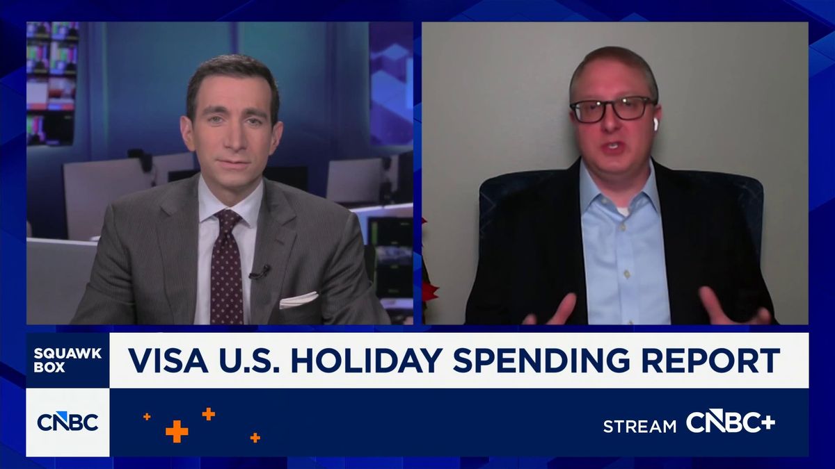There's certainly a lot of bifurcation going on in consumer spending, says Visa's Michael Brown