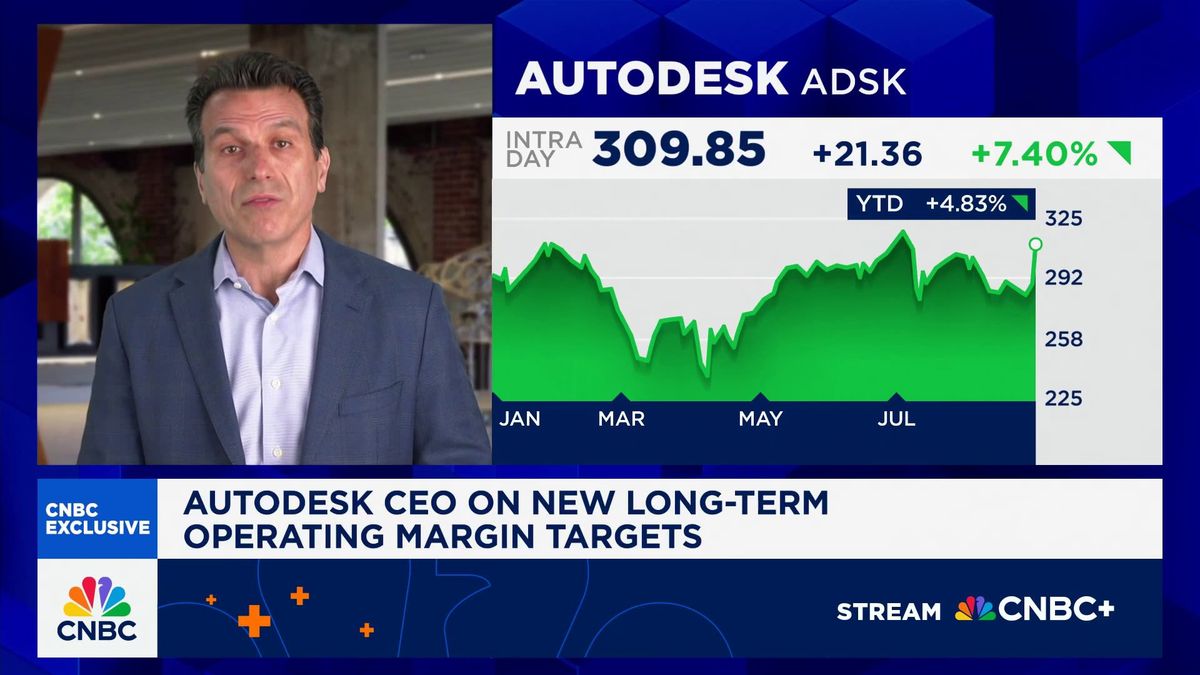 'AI may eat software,' but several tech names just wrapped a huge week 2 Autodesk CEO on Q2 earnings beat, M&A strategy and activist pressure