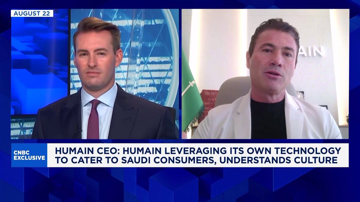 Saudi Arabia wants to be world's third-largest AI provider after the U.S. and China, Humain CEO says 1 Saudi Arabia's Humain CEO on building an Arabic rival to ChatGPT