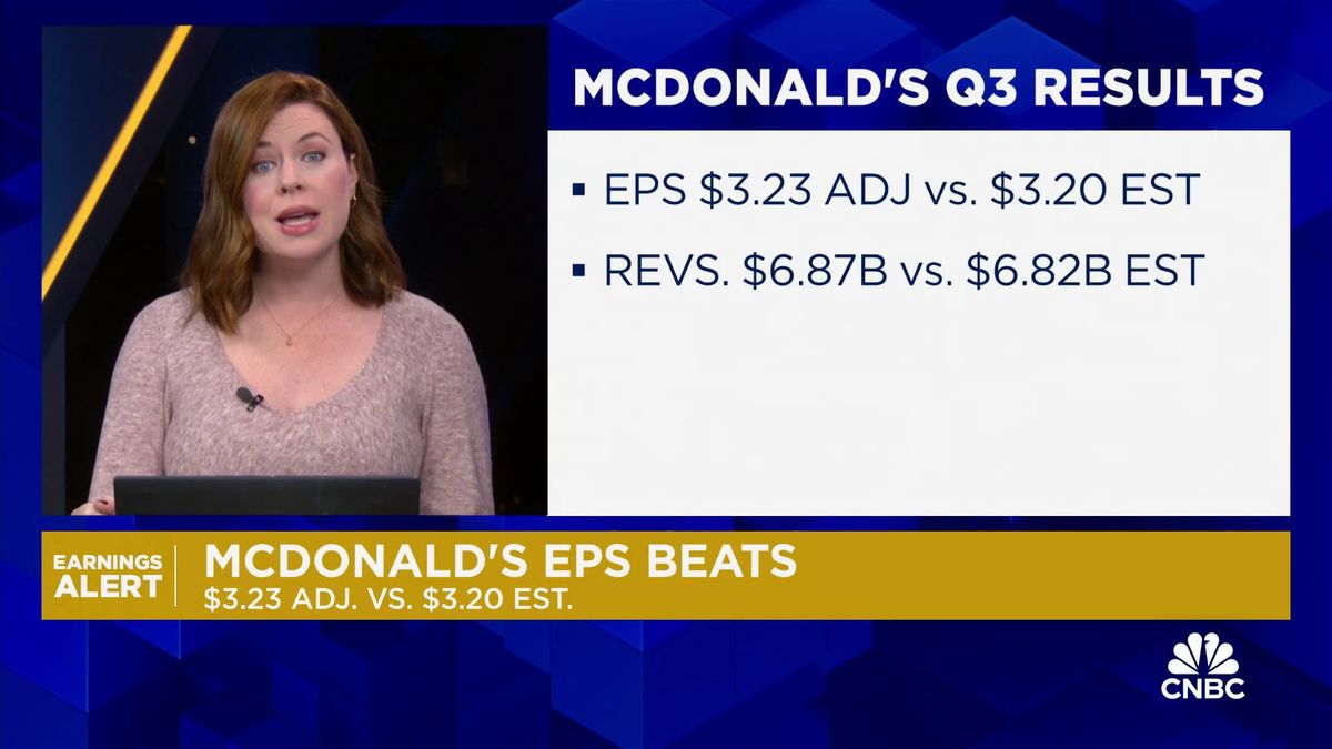 McDonald's preparing a 2025 'McValue' offering 1 McDonald’s beats on profit and revenue, reverses U.S. same-store sales declines