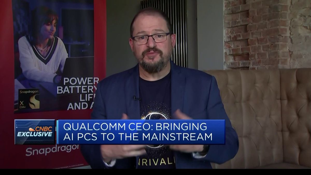 Qualcomm ramps up challenge to Intel and AMD with latest AI PC chip 1 Qualcomm looking to bring AI PCs to the 'mainstream', CEO says