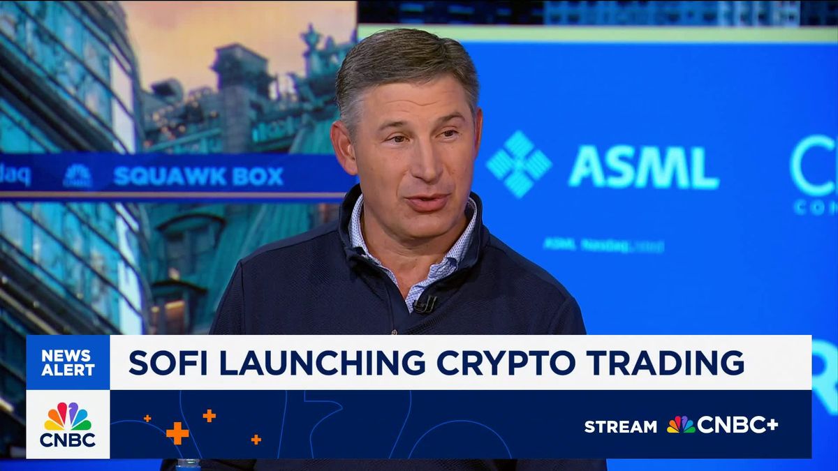 SoFi's stock drops on $1.5 billion share sale announcement 1 SoFi CEO on launch of crypto trading: Blockchain and crypto are a supercycle technology just like AI