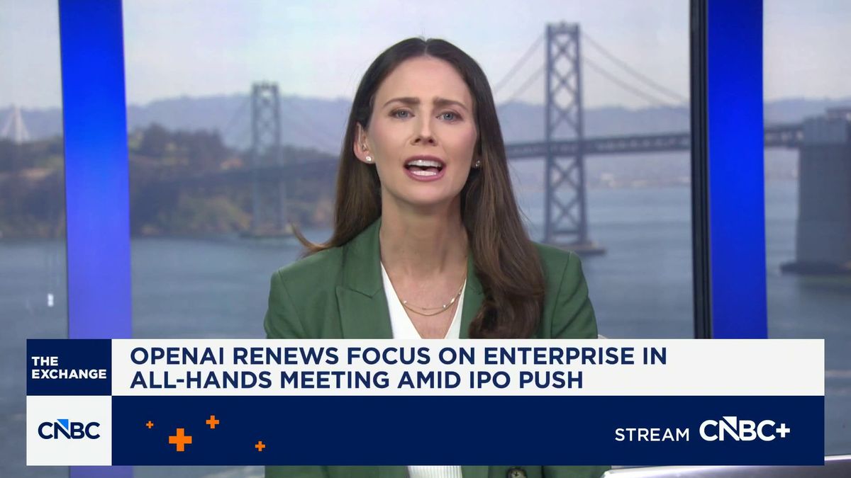 OpenAI's data center pivot underscores Wall Street spending concerns ahead of IPO 3 OpenAI renews focus on enterprise in all-hands meeting amid IPO push