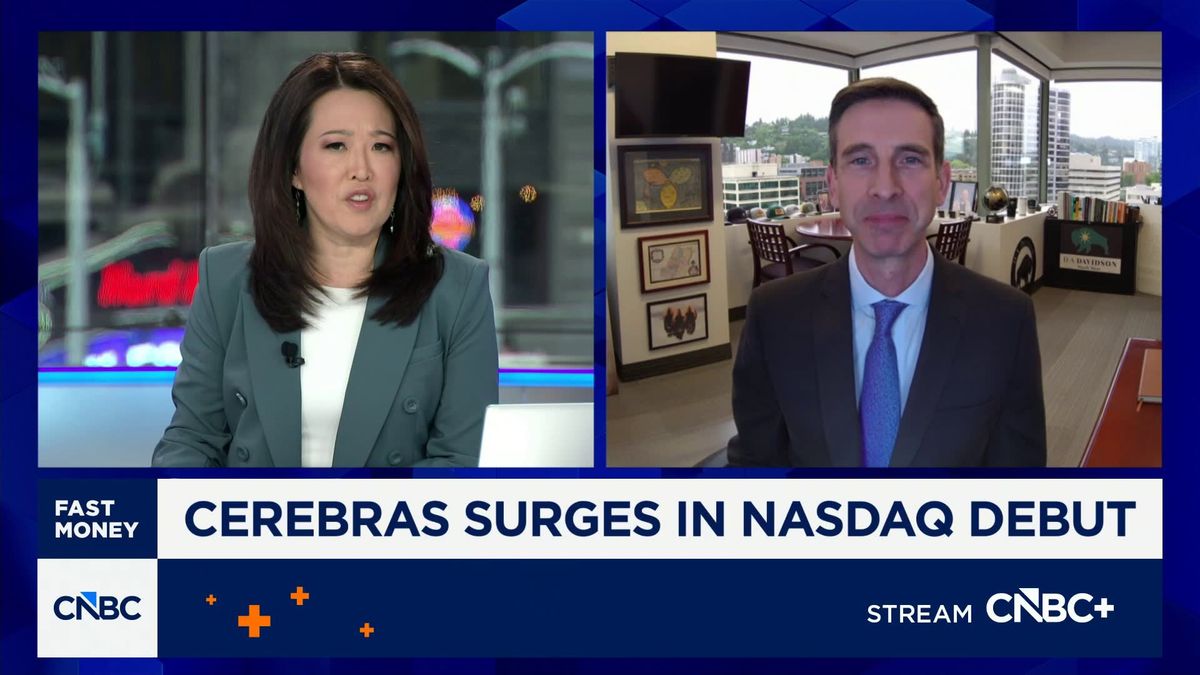 Cerebras' blockbuster IPO boosts hype for SpaceX and OpenAI, but crowds out smaller players 3 D.A. Davidson's Gil Luria: Cerebras' market cap is 'a lot for a company at early stage of monetization'
