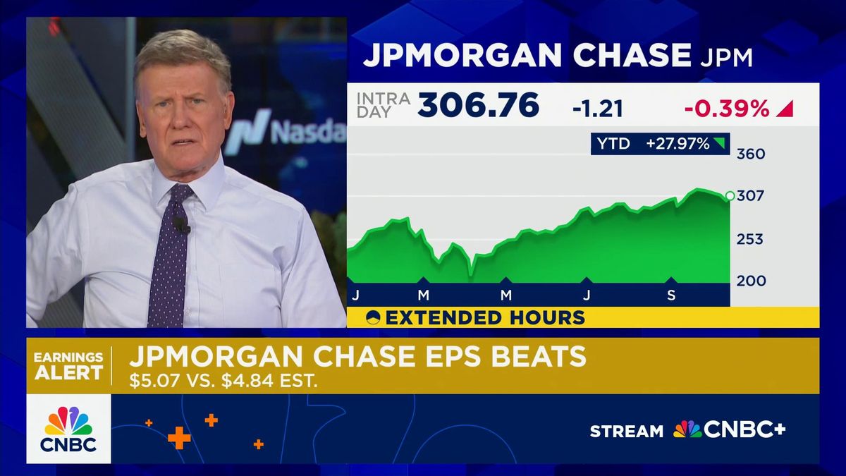 JPMorgan Chase tops estimates as trading revenue hits a record of nearly $9 billion 1 JPMorgan Chase tops estimates on better-than-expected trading, investment banking results