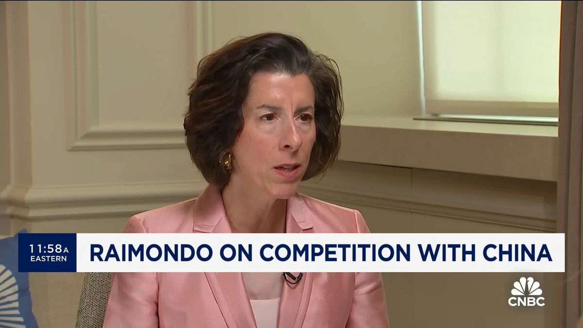 The U.S. needs more of this critical metal — and China owns 80% of its supply chain 1 Commerce Secretary Gina Raimondo on competition with China: They cannot have our AI chips