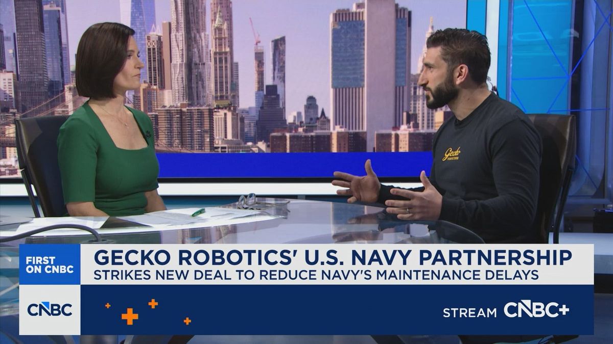Gecko Robotics brings its AI to U.S. Navy ship repair in latest next-gen defense tech deal 1 Gecko Robotics CEO: We save millions while improving maintenance accuracy