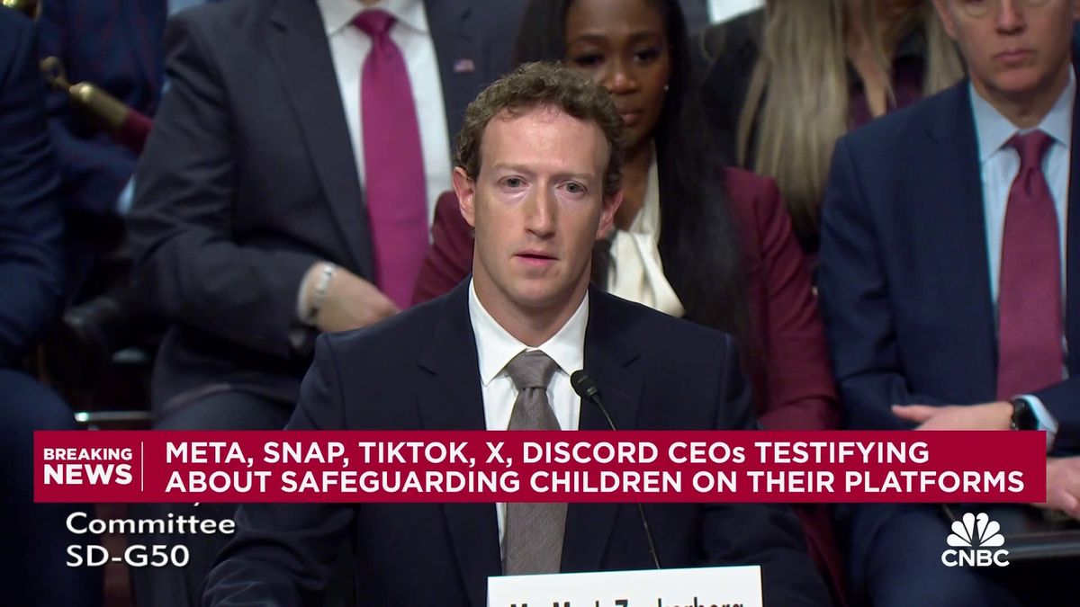 Biden campaign debuts official TikTok account, but app is still banned on most government devices 1 Social media CEOs testify at hearing on child safety