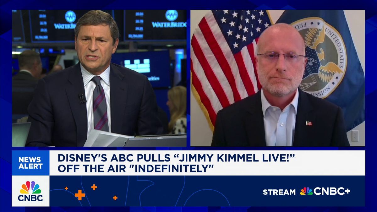 Trump's pressure on the media is mounting, with Kimmel sidelined 'indefinitely' 1 FCC Chair Brendan Carr: Jimmy Kimmel appeared to 'mislead' public on Charlie Kirk killing
