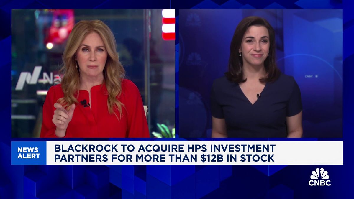 BlackRock expanding in private credit, buys HPS Investment Partners for $12 billion 1 BlackRock to acquire HPS Investment Partners for more than $12 billion in stock