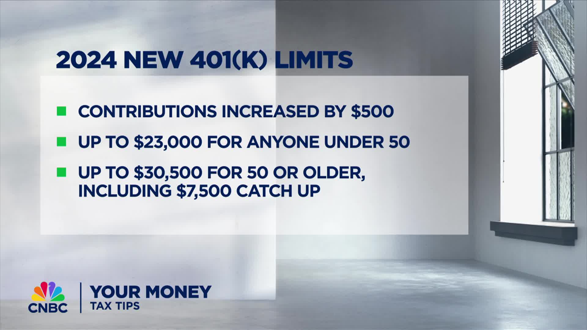 Policy changes look to reduce 401(k) plan 'leakage' 1 2024 Tax Tips: New 401(k) limits