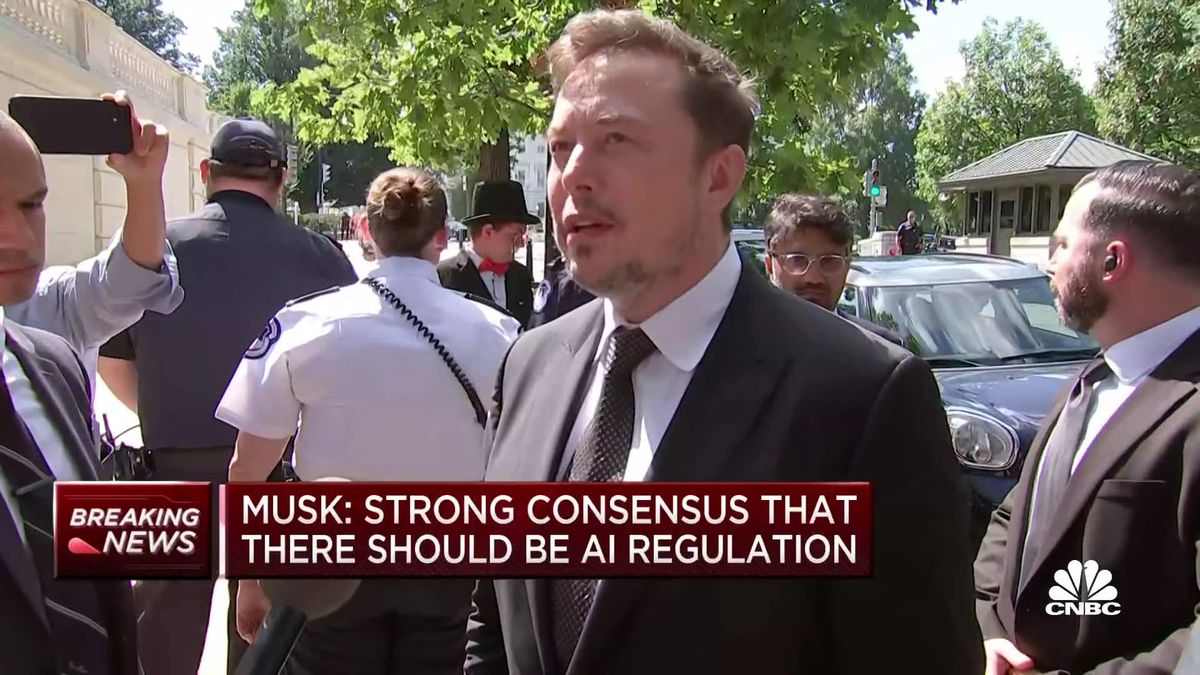 Elon Musk, Mark Zuckerberg, Bill Gates and other tech leaders in closed Senate session about AI 1 Elon Musk: There is an 'overwhelming consensus' that there should be some AI regulation
