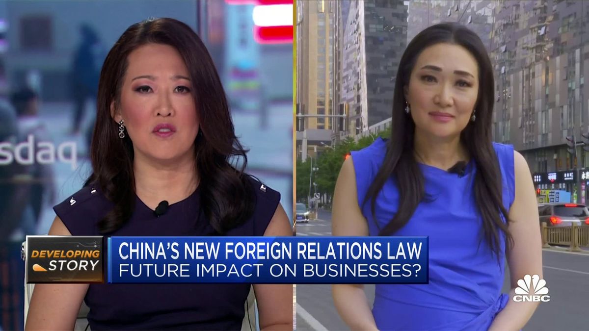 China doubles down on national security, expanding its state secrets law 1 Foreign businesses unnerved by China's new foreign relations law
