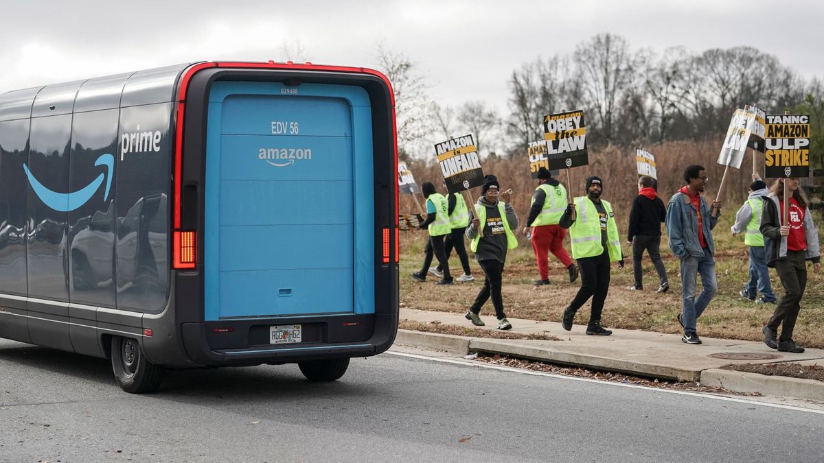 Amazon workers strike across seven facilities at peak of holiday shopping season