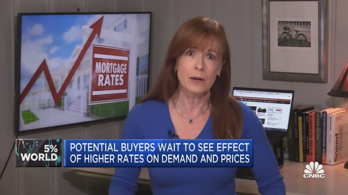 The housing market was already painful, ugly and anxious. Now the 8% mortgage rate is back 3 Potential buyers waiting to see effect of higher rates on demand and prices