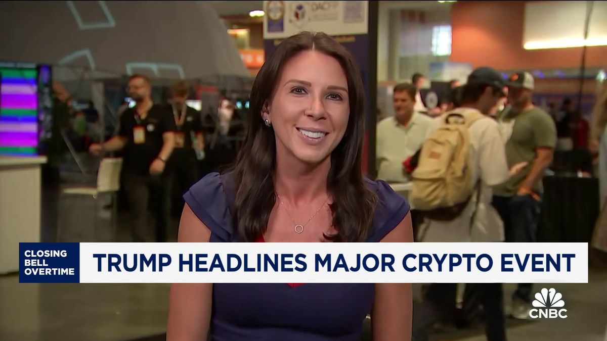 Trump's Bitcoin Conference speech aims to lock down crypto support as Harris gains momentum 1 Trump to headline major bitcoin conference