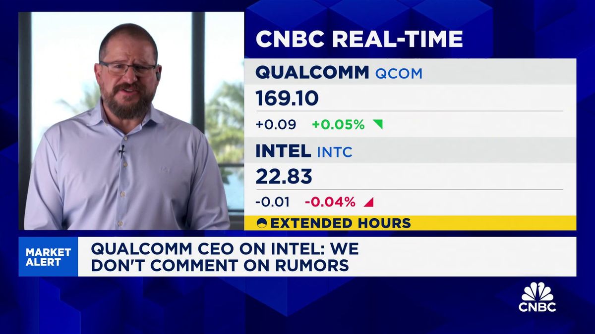 Qualcomm pops on chipmaker's earnings and revenue beat 1 Watch CNBC's full interview with Qualcomm CEO Cristiano Amon