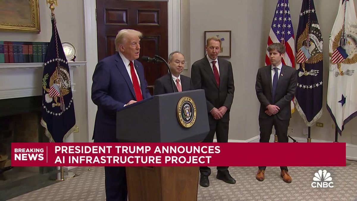 Microsoft loses status as OpenAI's exclusive cloud provider 1 President Trump speaks on AI infrastructure investment