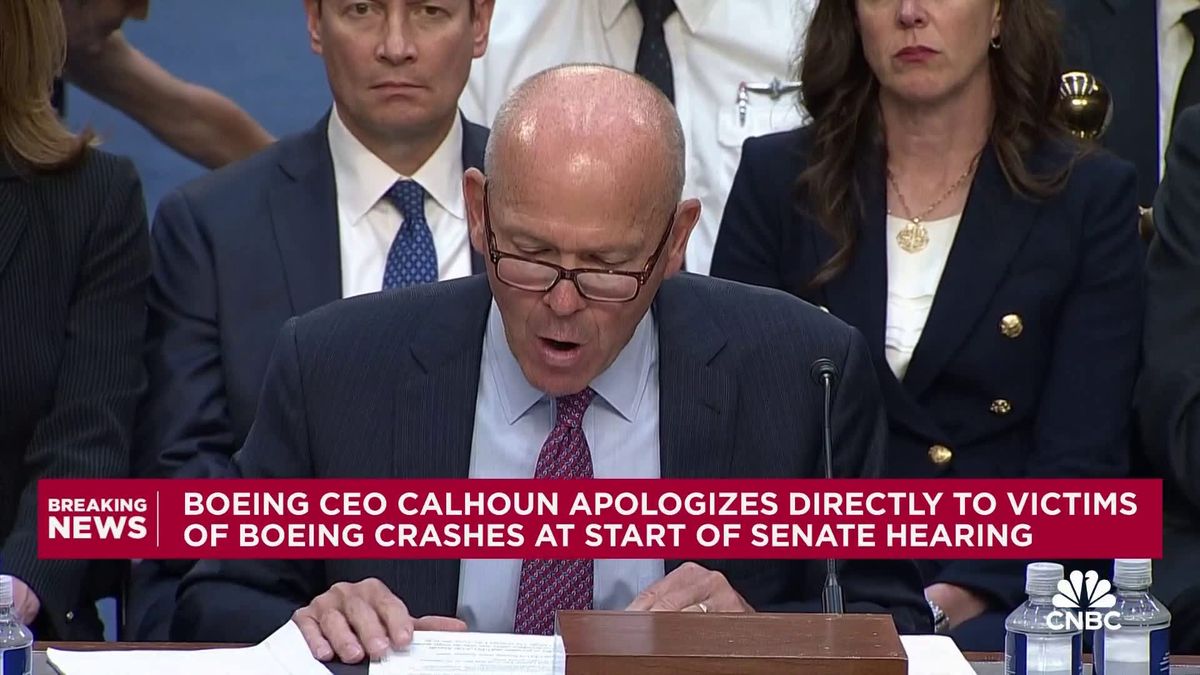 Can Boeing get back to its glory days? 2 Boeing CEO Dave Calhoun apologizes to families of crash victims