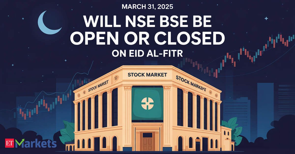 Stock market holiday March 31, 2025: Will NSE, BSE be open or closed on Eid al-Fitr 2025?