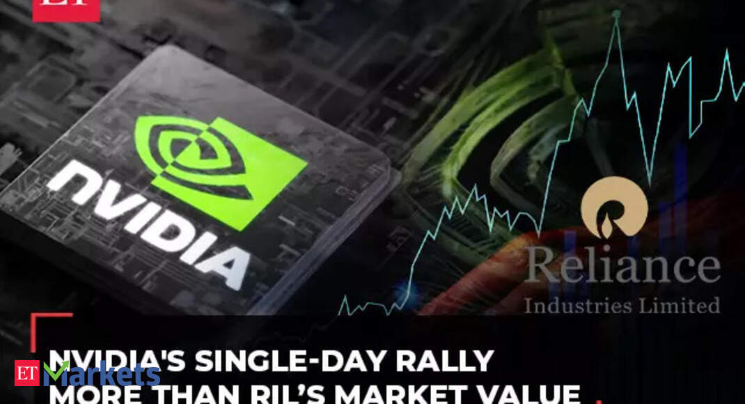 Record 7-billion rally! Nvidia’s single-day surge is more than Reliance’s total market value