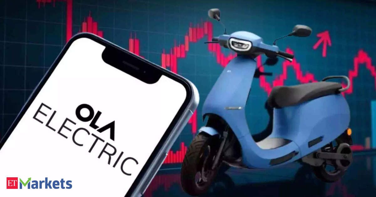 Ola Electric shares fall 7% on profit booking after 40% three-day rally Ola Electric shares fall 7% on profit booking after 40% three-day rally
