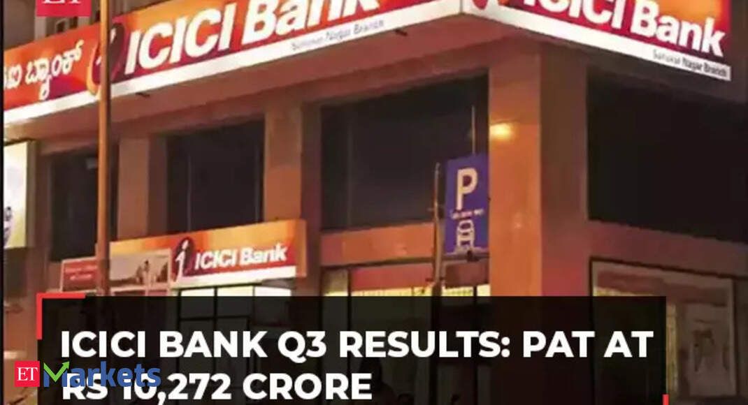 ICICI Bank Q3 Results: Profit rises 24% YoY to Rs 10,272 cr; NII jumps 13% ICICI Bank Q3 Results: Profit rises 24% YoY to Rs 10,272 cr; NII jumps 13%
