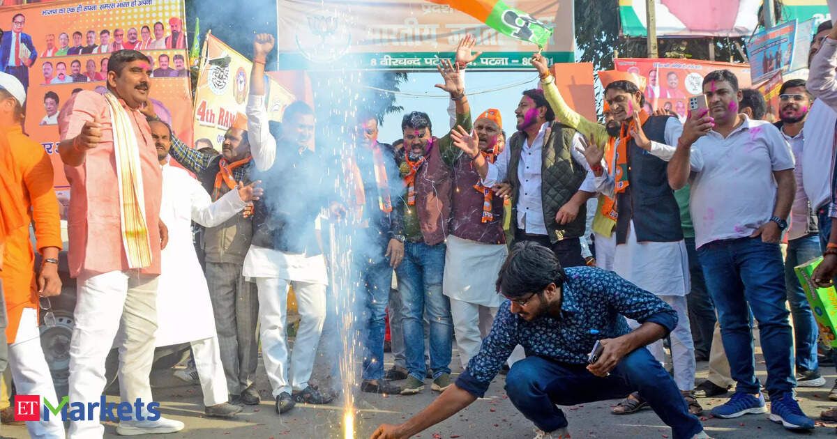 A 3-1 victory for BJP in Assembly polls set to rejuvenate Dalal Street bulls; what should investors do on Monday? A 3-1 victory for BJP in Assembly polls set to rejuvenate Dalal Street bulls; what should investors do on Monday?