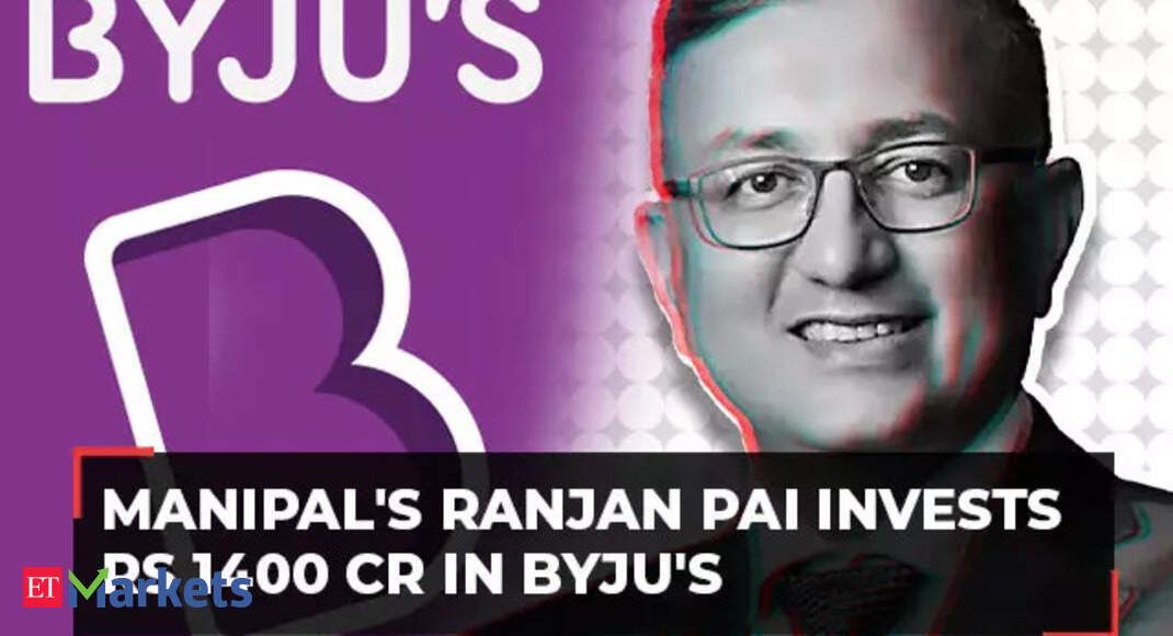 Manipal’s Ranjan Pai acquires Rs 1,400 crore Davidson Kempner debt on BYJU’s