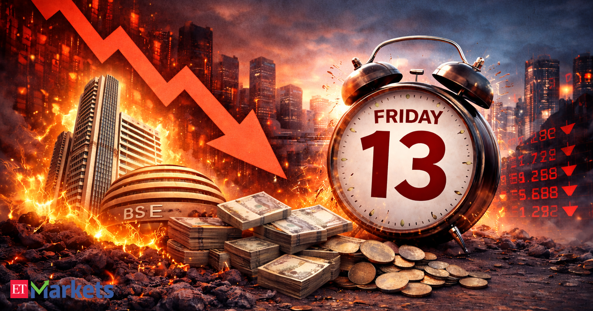 Friday the 13th effect? D-St investors suffer Rs 4L cr shock as Sensex sinks over 800 points
